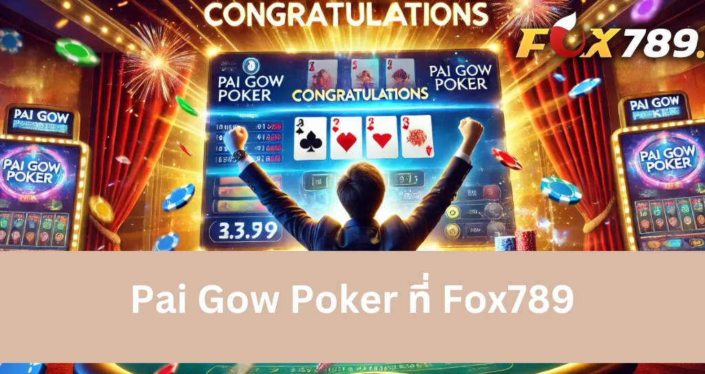 เคล็ดลับการเล่น Pai Gow Poker ที่พอร์ทัลเกม Fox789