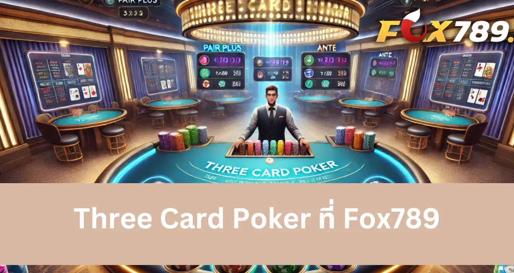 เคล็ดลับการเล่น Three Card Poker ที่ Fox789 จากผู้เชี่ยวชาญ