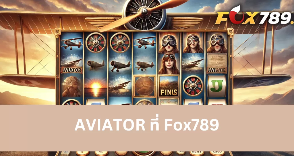 ข้อดีของการเล่นเกมสล็อต AVIATOR ที่ค่ายเกม Fox789