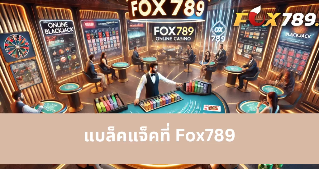 แนะนำเกมไพ่แบล็คแจ็คที่แพลตฟอร์มเกม Fox789