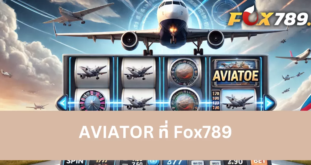 วิธีการเล่นและเข้าร่วมเกมสล็อต AVIATOR บน Fox789