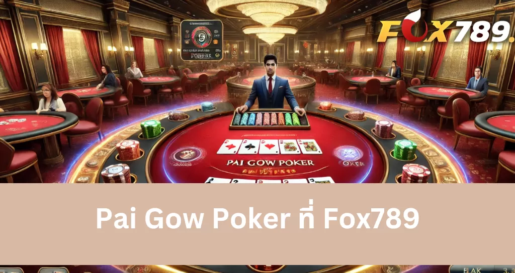 กฎการเล่น Pai Gow Poker ที่พอร์ทัลเกม Fox789