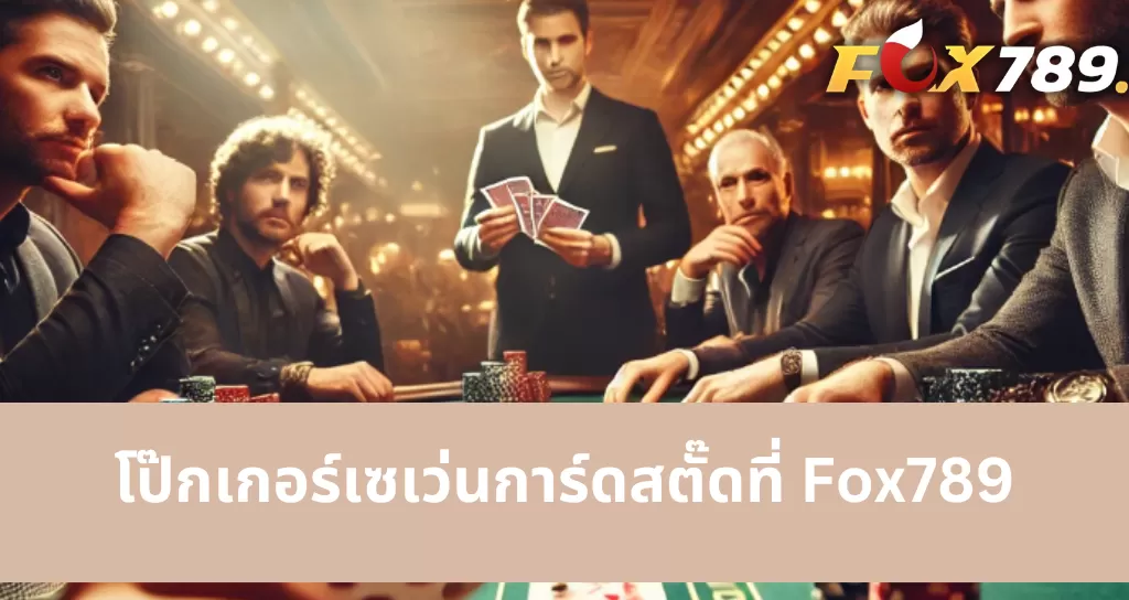 คำแนะนำการเล่น Poker Seven-Card Stud ที่ Fox789