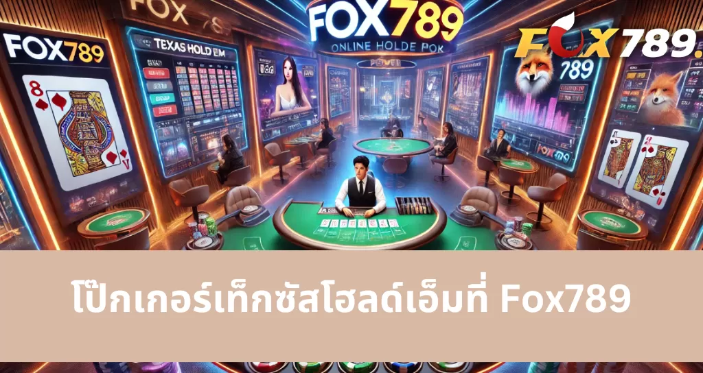 กลยุทธ์การเล่น Poker Texas Hold'em ที่มีประสิทธิภาพ