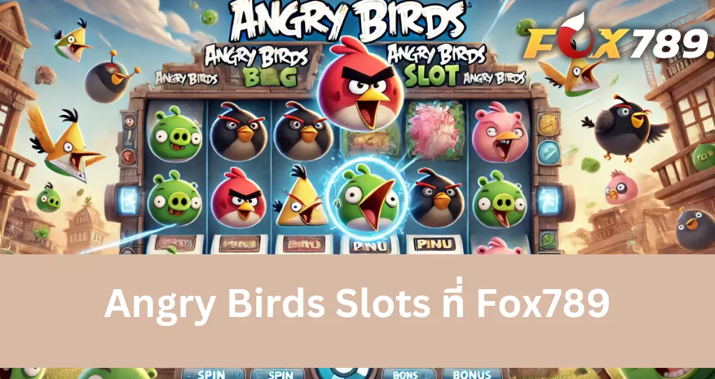 คำแนะนำในการเล่นเกมสล็อต Angry Birds ที่ Fox789