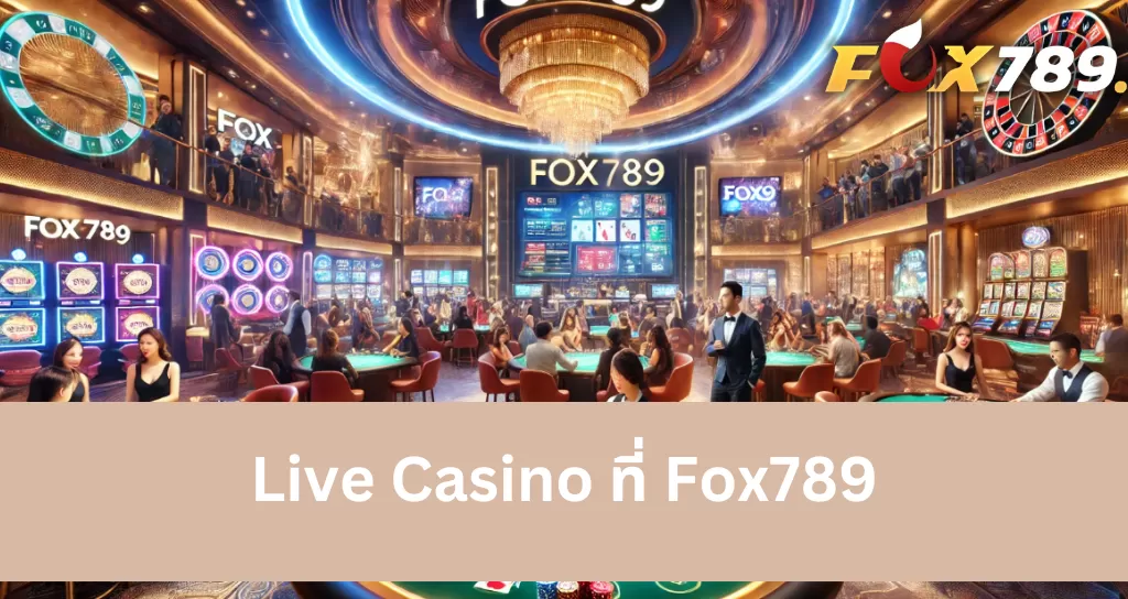 วิธีการเล่น/วิธีเข้าร่วม Live Casino ที่ Fox789