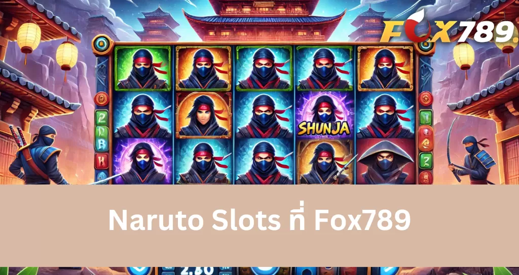 คำแนะนำเกี่ยวกับวิธีการเล่นเกม Naruto Slots ที่ fox789