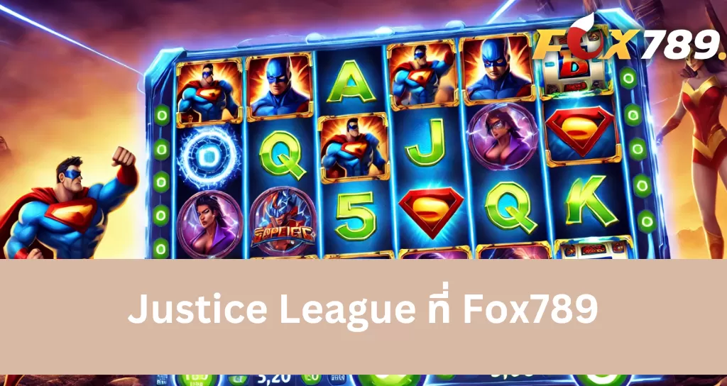 ข้อดีที่โดดเด่นเมื่อเข้าร่วมเล่นเกม Justice League ที่เว็บไซต์ Fox789 คือ: