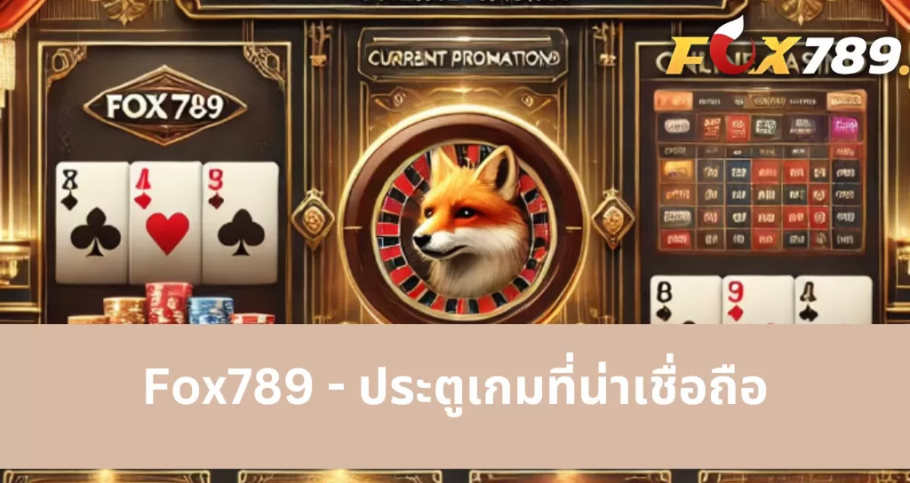 ประสบการณ์ผู้ใช้ที่ Fox789