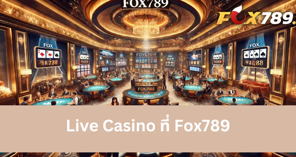 ข้อดีของการเล่น Live Casino ที่พอร์ทัลเกม Fox789