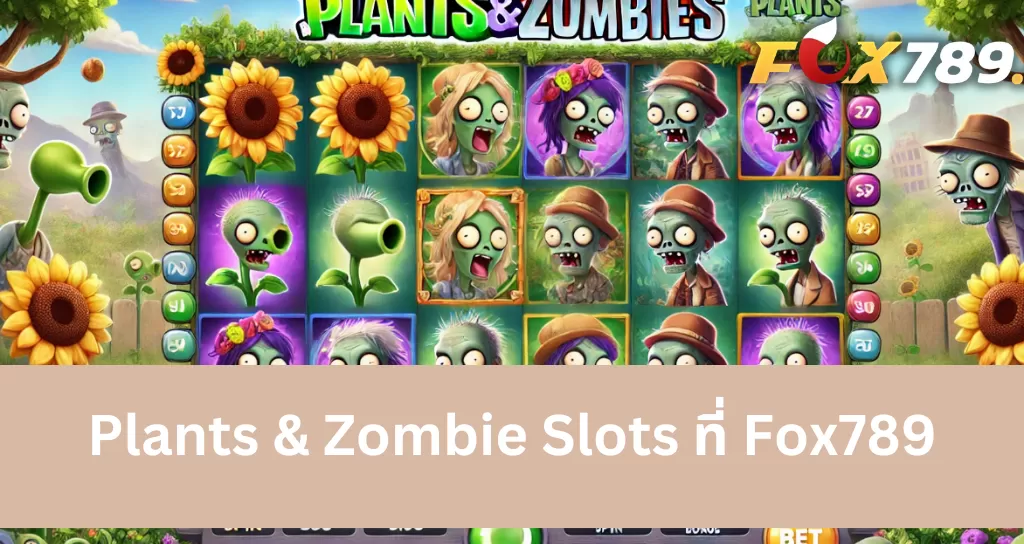 ภาพรวมของ Plants & Zombie Slots ที่ Fox789