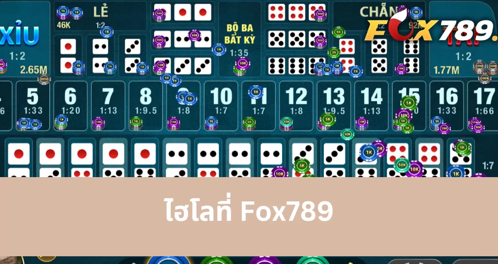 แนะนำเกม SICBO ที่พอร์ทัลเกม Fox789